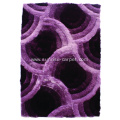 Polyester with Purple Color 3D Shaggy Rug